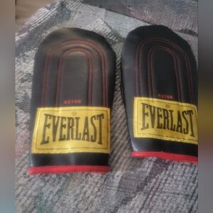 Everlast Vintage Leather Speed Bag Training Sparrong Boxing Gloves 43106 NEW
